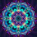 Fluorescent Religion Mandala 5D DIY Paint By Diamond Kit - Paint by Diamond