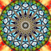 Dark Khaki Religion Mandala 5D DIY Paint By Diamond Kit - Paint by Diamond