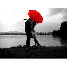 Red umbrella & couple 5D DIY Paint By Diamond Kit