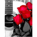 Roses & Guitar 5D DIY Paint By Diamond Kit - Paint by Diamond