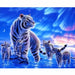 Tiger Family  5D DIY Paint By Diamond Kit - Paint by Diamond