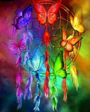 Rainbow Butterflies 5D DIY Paint By Diamond Kit