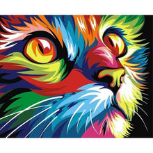 Colorful Adorable Cat 5D DIY Paint By Diamond Kit - Paint by Diamond
