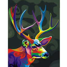 Colorful Deer 5D DIY Paint By Diamond Kit - Paint by Diamond