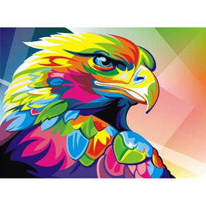 Colorful Eagle 5D DIY Paint By Diamond Kit - Paint by Diamond