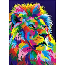 Majestic Colorful Lion 5D DIY Paint By Diamond Kit - Paint by Diamond