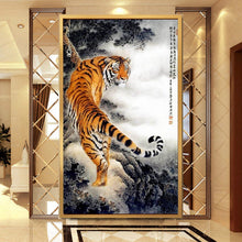 Chinese Tiger 5D DIY Paint By Diamond Kit