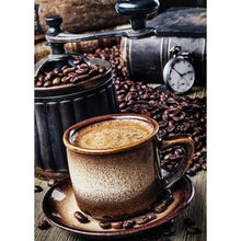 Vintage Coffee Cup 5D DIY Paint By Diamond Kit - Paint by Diamond