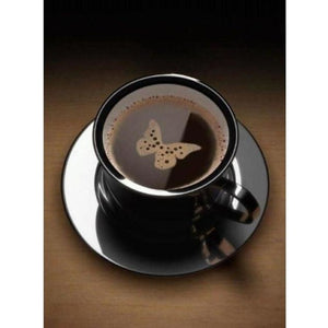 Butterfly Black Coffee - 5D DIY Paint By Diamond Kit - Paint by Diamond