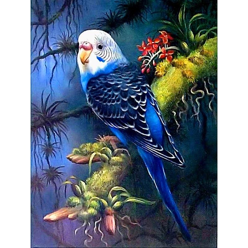 Forest parrot 5D DIY Paint By Diamond Kit - Paint by Diamond