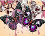 Purple Butterfly 5D DIY Paint By Diamond Kit - Paint by Diamond