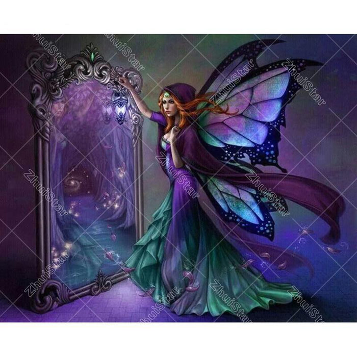 Magic Wings Girl 5D DIY Paint By Diamond Kit