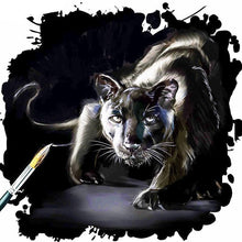 Panthers Painting 5D DIY Paint By Diamond Kit