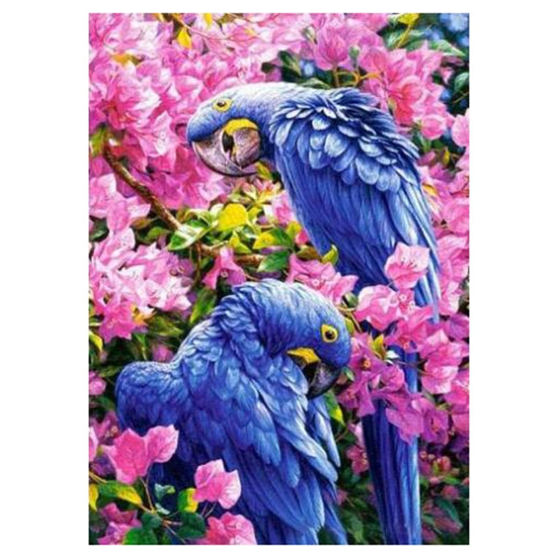 Blue Birds 5D DIY Paint By Diamond Kit