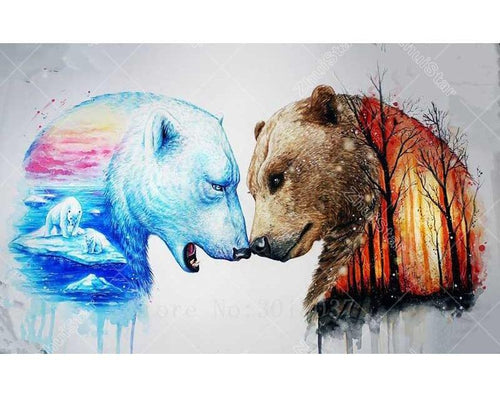 Polar Bear 5D DIY Paint By Diamond Kit