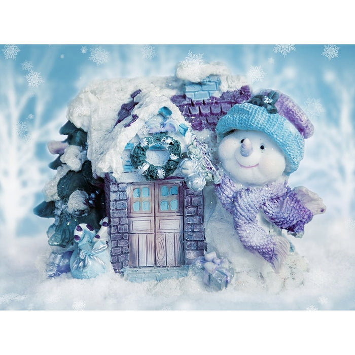 Christmas Snowman 5D DIY Paint By Diamond Kit