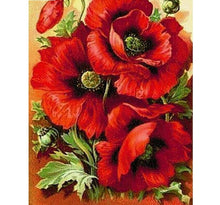 Russian Red Rose 5D DIY Paint By Diamond Kit