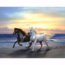 Two Beautiful Horses 5D DIY Paint By Diamond Kit - Paint by Diamond