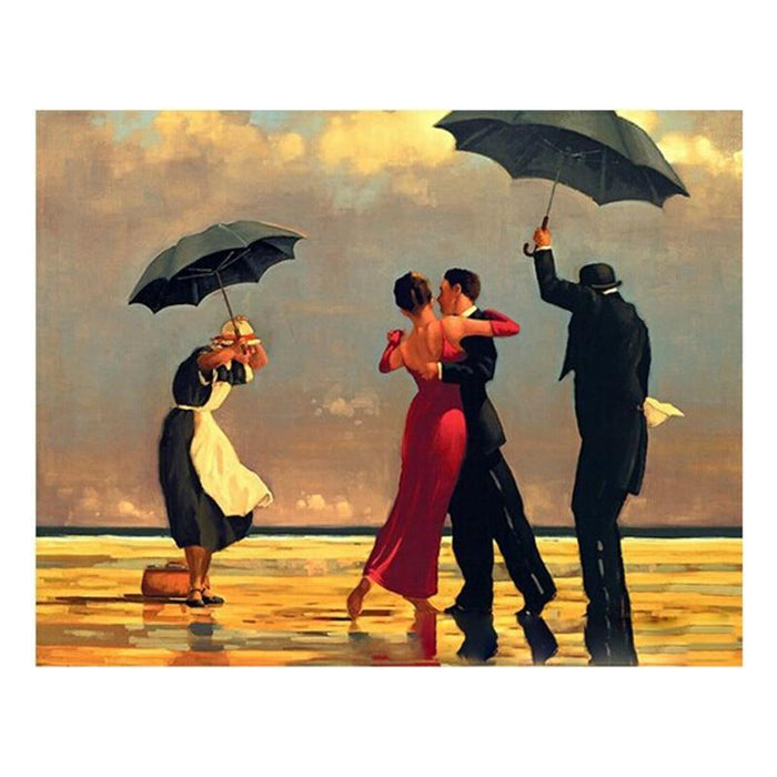 Rain Dancing Couple 5D DIY Paint By Diamond Kit