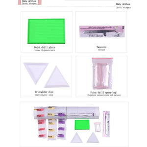 Pink iRose 5D DIY Paint By Diamond Kit - Paint by Diamond