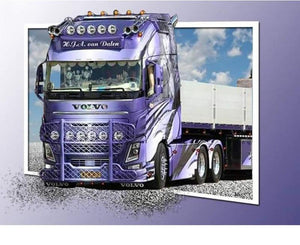 Purple Truck 5D DIY Paint By Diamond Kit