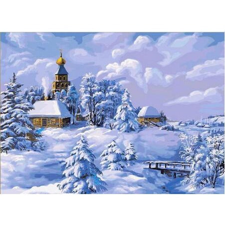 Snows Of The World 5D DIY Paint By Diamond Kit - Paint by Diamond