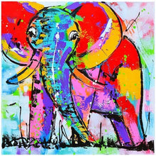 Colorful Gigantic Elephant 5D DIY Paint By Diamond Kit - Paint by Diamond