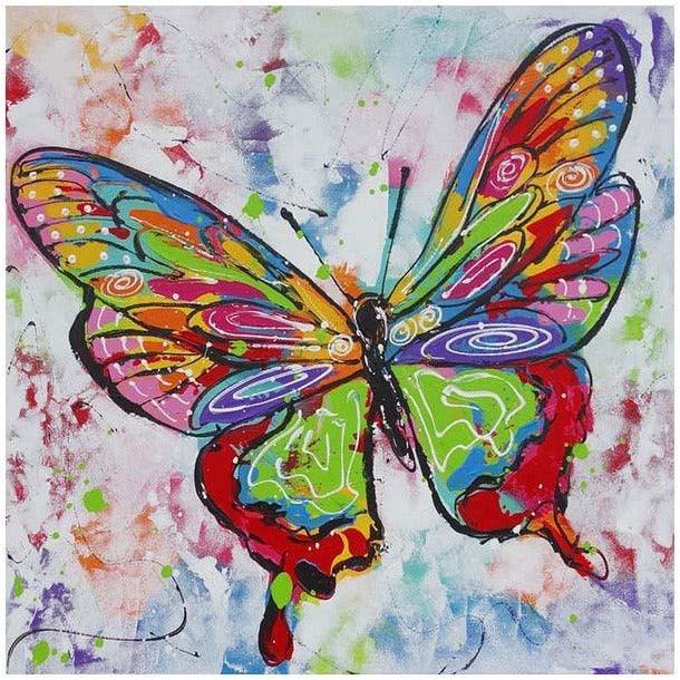 Watercolour Butterfly 5D DIY Paint By Diamond Kit - Paint by Diamond