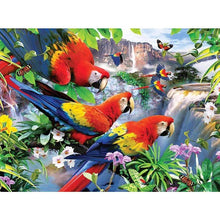 Bird & Waterfall 5D DIY Paint By Diamond Kit - Paint by Diamond