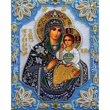 Mother Mary With Baby Jesus 5D DIY Paint By Diamond Kit - Paint by Diamond
