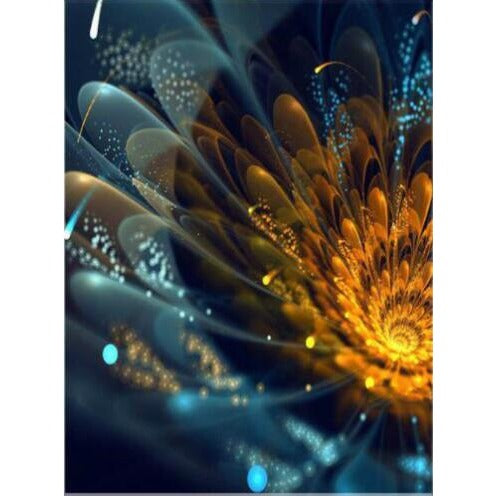 Side Digital View Flower 5D DIY Paint By Diamond Kit - Paint by Diamond
