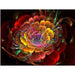 Surreal Fluorescent Flower 5D DIY Paint By Diamond Kit - Paint by Diamond