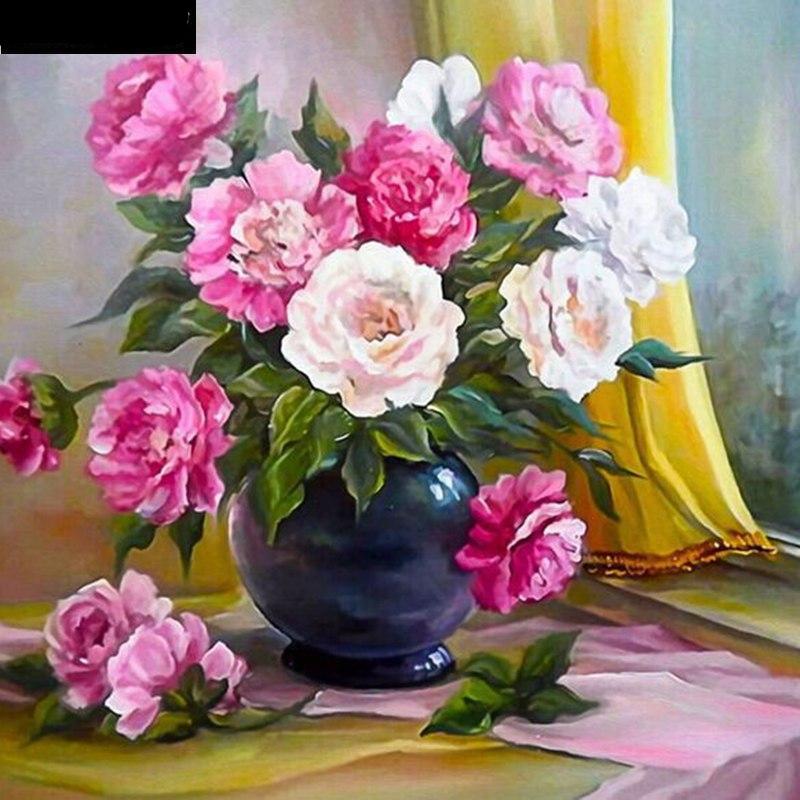 Roses Are Beautiful Flowers 5D DIY Paint By Diamond Kit