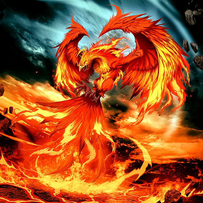 Fire Phoenix 5D DIY Paint By Diamond Kit - Paint by Diamond