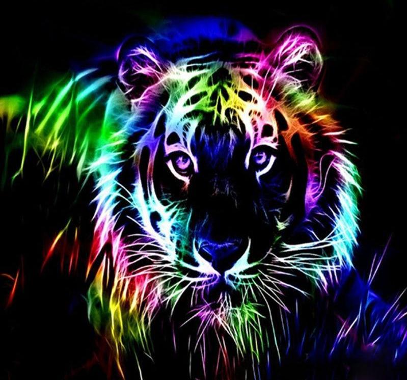 Glowing Animal 5D DIY Paint By Diamond Kit