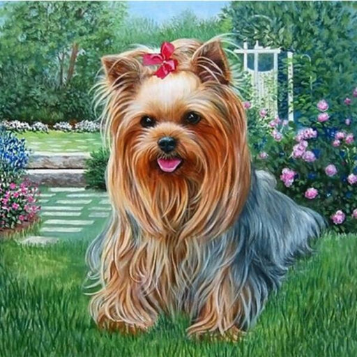 Cute Puppy 5D DIY Paint By Diamond Kit - Paint by Diamond