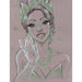 Green Light Pretty Girl 5D DIY Paint By Diamond Kit - Paint by Diamond