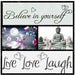 Believe In Yourself Buddah Live Love Laugh 5D DIY Paint By Diamond Kit - Paint by Diamond