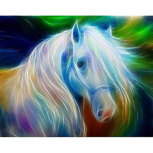 Horse Colors 5D DIY Paint By Diamond Kit