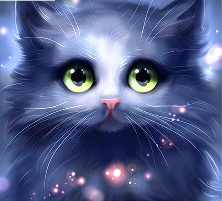 Cute Cat 5D DIY Paint By Diamond Kit