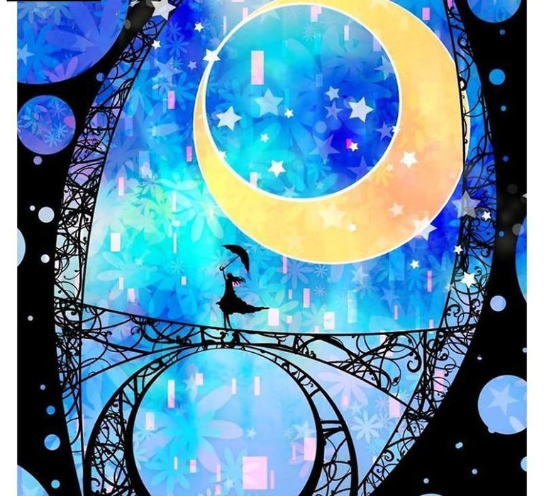 The Moon Bridge 5D DIY Paint By Diamond Kit