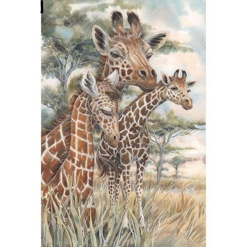 Giraffe Life 5D DIY Paint By Diamond Kit - Paint by Diamond