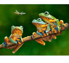 Three Frogs 5D DIY Paint By Diamond Kit