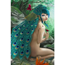 Naked Peacock Angel 5D DIY Paint By Diamond Kit - Paint by Diamond