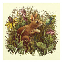 Bunny in the Shrub 5D DIY Paint By Diamond Kit