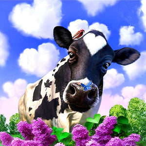 Funny Cow 5D DIY Paint By Diamond Kit