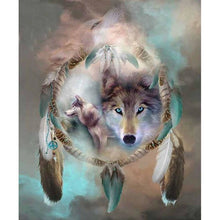 Wolf & Dream Catchers  5D DIY Paint By Diamond Kit - Paint by Diamond