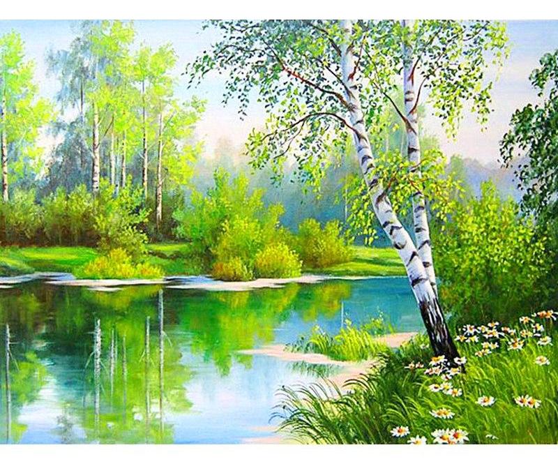 Scenic  5D DIY Paint By Diamond Kit