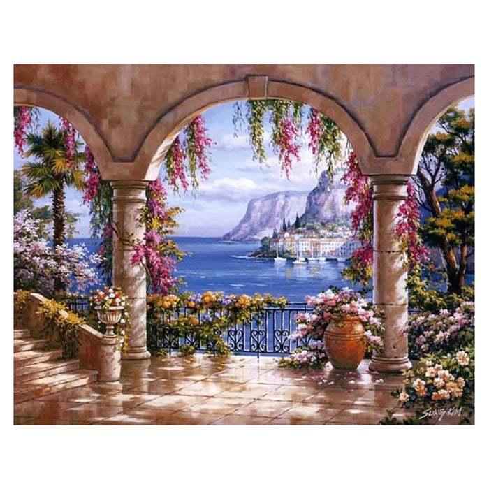 Seaside Scenery 5D DIY Paint By Diamond Kit - Paint by Diamond