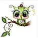 Green Owl 5D DIY Paint By Diamond Kit - Paint by Diamond